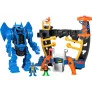 Boneco e Cenário - DC Super Friends - Centro de Comando Robótico do Batman - Imaginext