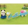 Figura e Acessório - Sylvanian Families - Conjunto Bicicleta e Patim - Menina Panda - Epoch Magia