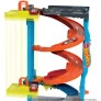 Conjunto e Pista - 2 em 1 - Hot Wheels City - Torre de Corrida - Mattel