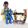 Boneco e Cenário - DC Super Friends - Centro de Comando Robótico do Batman - Imaginext