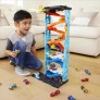 Conjunto e Pista - 2 em 1 - Hot Wheels City - Torre de Corrida - Mattel