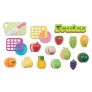 Kit Comidinha Infantil - Horti Fruti - Frutas com autocolante - Braskit