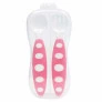 ‎Kit Talher com Estojo para Bebê - Colher e Garfo - Rosa - Buba