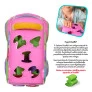 Ônibus Didático - Baby Land - Dino Escolar - Rosa - Cardoso Toys
