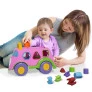 Ônibus Didático - Baby Land - Dino Escolar - Rosa - Cardoso Toys