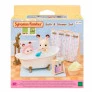 Acessórios e Móveis - Sylvanian Families - Conjunto de Banho - Epoch Magia