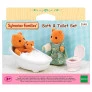 Acessórios e Móveis - Sylvanian Families - Conjunto de Toalete - Epoch Magia