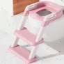 Assento Redutor Infantil com Escadinha - Rosa - Zippy