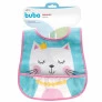 Babador Infantil Impermeável com Bolso - Animal Fun - Gatinha - Buba