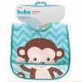 Babador Infantil Impermeável com Bolso - Animal Fun - Macaco - Buba