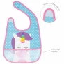 Babador Infantil Impermeável com Bolso - Animal Fun - Unicórnio - Buba