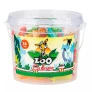 Balde de Figuras - Zoo - Animais De Vinil - 36 Peças - Gulliver