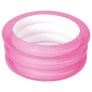 Banheira Inflável Redonda - 80 Litros - Rosa - Mor 