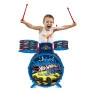 Bateria Infantil Radical com Banquinho - Hot Wheels - Fun