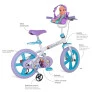 Bicicleta Aro 14 com Rodinhas - Frozen 2 - Bandeirante