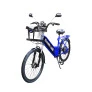 Bicicleta Elétrica - Aro 24 - New Confort 800w - Azul - Duos Bikes