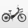 Bicicleta Elétrica - Aro 24 - New Confort 800w - Preta - Duos Bikes