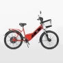 Bicicleta Elétrica - Aro 24 - New Street 800w - Vermelha - Plug and Move