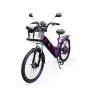 Bicicleta Elétrica - Aro 24 - New Street 800w - Violeta - Plug and Move