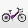 Bicicleta Elétrica - Aro 24 - New Street 800w - Violeta - Plug and Move