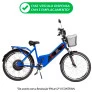 Bicicleta Elétrica - Aro 24 - Street PAM - 800w Lithium - Azul - Plug and Move