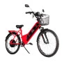Bicicleta Elétrica - Aro 24 - Street PAM - 800w Lithium - Vermelha - Plug and Move