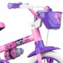 Bicicleta Infantil com Rodinhas - Aro 12 - Selim PU - Cat - Rosa - Nathor