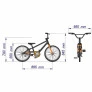 Bicicleta Infantil - Aro 20 - Apollo - Laranja e Preto - Nathor