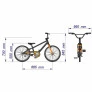 Bicicleta Infantil - Aro 20 - Bolt - Azul - Nathor