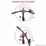 Bicicleta Infantil com Rodinhas - Aro 12 - Charm - Nathor