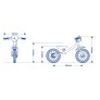 Bicicleta Infantil de Equilíbrio - Aro 12 - Balance Bike Dino - Nathor