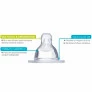 Bico de Mamadeira - SkinSoft - Bico X - 6m - Fluxo Super Rápido - MAM