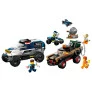 Bloco de Montar - City - Perseguição de carro de polícia off-road - 467  peças - LEGO