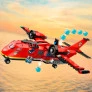 Bloco de Montar - CITY – Aviao dos Bombeiros - 478  peças - LEGO