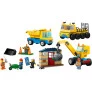 Bloco de Montar - CITY – Caminhoes de Construcao e Guindaste com Bola de Demolicao - 235  peças - LEGO