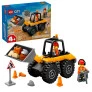 Bloco de Montar - City – Carregadeira de Rodas de Construção Amarela - 81 peças - LEGO