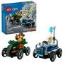 Bloco de Montar - City – Carro de avião vs cama de hospital - 70 peças - LEGO