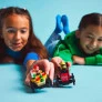Bloco de Montar - City – Carro de Pizza vs Caminhão de Bombeiros - 70 peças - LEGO