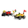 Bloco de Montar - City – Carro de Pizza vs Caminhão de Bombeiros - 70 peças - LEGO
