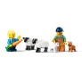 Bloco de Montar - CITY – Trator Agrícola Vermelho com Reboque e Ovelhas - 116 peças - LEGO