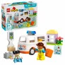 Bloco de Montar - Duplo - Ambulância e Motorista - 19 peças - LEGO