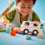 Bloco de Montar - Duplo - Ambulância e Motorista - 19 peças - LEGO