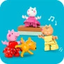 Bloco de Montar - Duplo - Casa de Aniversario da Peppa Pig - 59 peças - LEGO