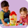 Bloco de Montar - Duplo - Casa de Aniversario da Peppa Pig - 59 peças - LEGO
