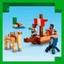 Bloco de Montar - Minecraft - A Viagem do Barco Pirata - 166 peças - LEGO