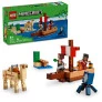 Bloco de Montar - Minecraft - A Viagem do Barco Pirata - 166 peças - LEGO