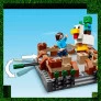 Bloco de Montar - Minecraft - Ringue de luta da mansão Woodland - 491 peças - LEGO