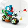 Bloco de Montar - Super Mario - Mario Kart - Moto Yoshi - 133  peças - LEGO