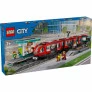 Bloco de Montar – CITY – Bonde e Estacao do Centro da Cidade - 811  peças - LEGO
