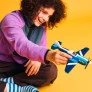 Bloco de Montar – Creator 3 em 1 – Aeronave: Avião de Corrida - 178  peças - LEGO